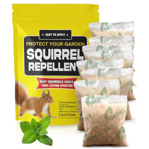 CJEIWYA Squirrel Repellent Outdoor, Chipmunk Repellent Outdoor, Chipmunk and Squirrel Repellent...