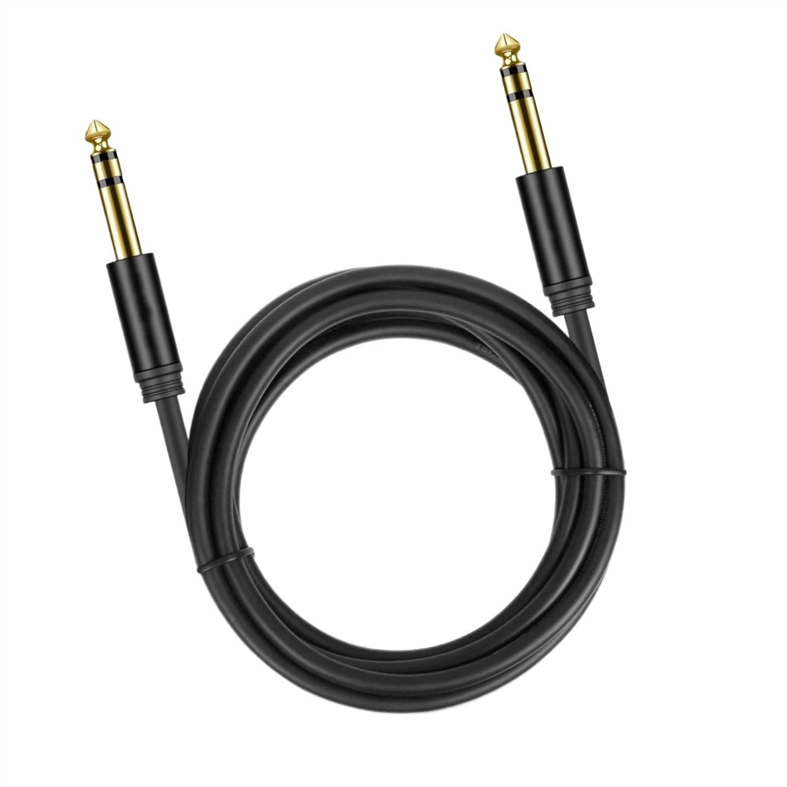 Pro Audio kabel Kabel 6,35 Mm TRS Męski Do Męskiego Stereo Zbalansowany Przewód Przewód Połączeniowy Do Gitary Elektrycznej Basowej Itp(10m)