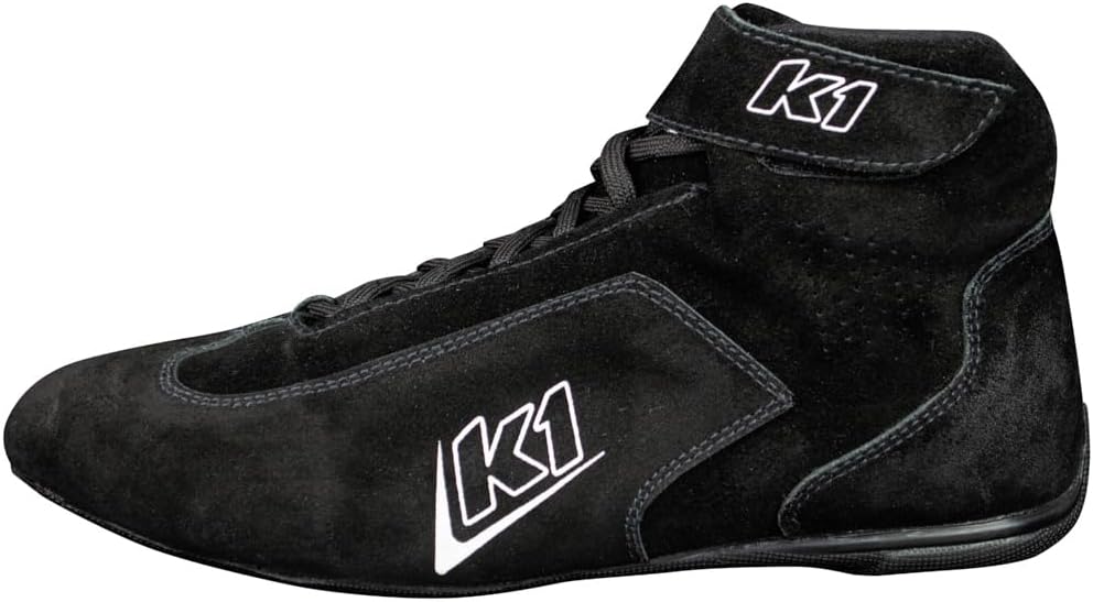 K1 Race Gear K1 Challenger Nomex® Adult Auto Racing Shoes - SFI 3.3/5 - Black - Size 10 - Image 2