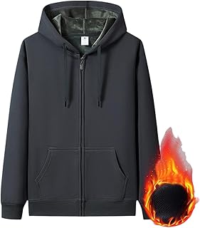 [AYISTELU] パーカー メンズ 秋冬服 裏起毛 ジップアップ パーカー フード付き 大きいサイズ 無地 スウェットシャツ メンズ トップス フリース 暖かい