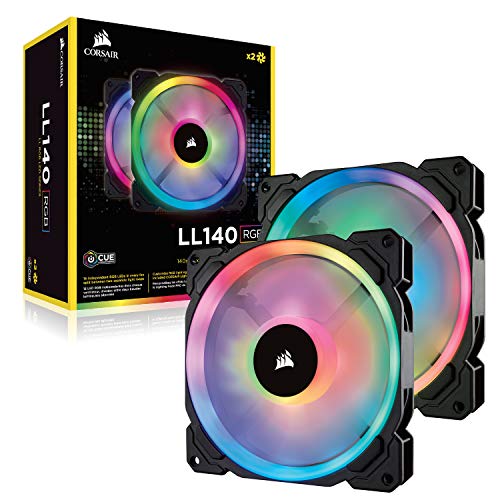 FAN PARA GABINETE - LL140 RGB - 140MM - PACK C/ 2 UNIDADES) - CO-9050074-WW