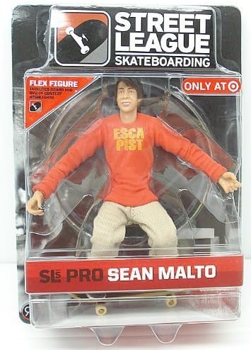 Street League Skateboarding Pro Sean Malto Flex Figure Series 1 Target Exclusive by Street League