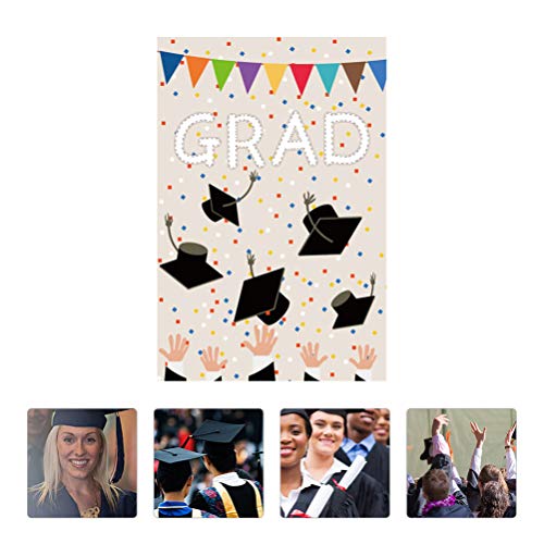 BESPORTBLE Bandeira Grad Graduação Bandeira Jardim Quintal Impresso Bandeira Graduação Decoração Ao