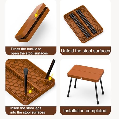 Chaise camping portable ultra compacte avec assise stable - 8