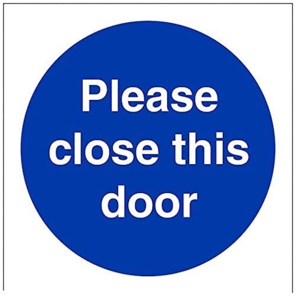 VSafety Schild This Way In, quadratisch, 150 x 150 mm, 1 mm