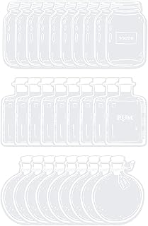 30 PCS Transparent Dried Flower Bookmarks Transparent Floral Bookmark Handmade DIY Page Markers Transparent Floral Page Bookmark for Home School Reading Gift