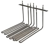Larghezza: 240 mm Bertos Radiatore per friggitrice ELT15, ELT12, ELT15+15B, ELT15B, ELT15B, ELT10 9000W, fissaggio flangia rettangolare, distanza tra i fori: 85 mm, H2, 25 mm