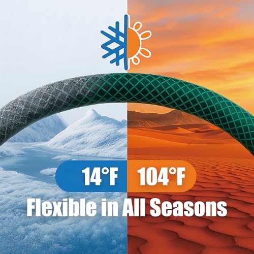 Image of 4FT 1 /2-Inch PVC Leader Hose with Brass Male-to-Female Ends