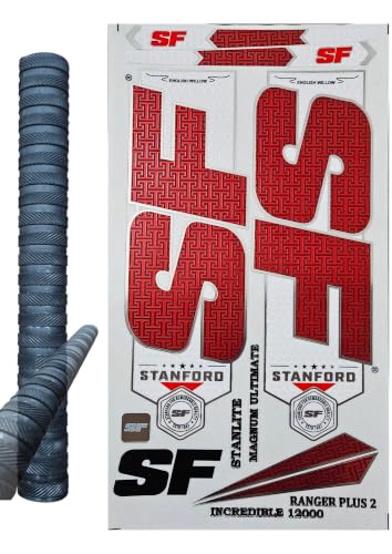 Image of Cottontail Cricket Bat Sticker 4D Digital English Willow & Grip Combo | Protection Accessories Scuff tape Ring Chevron Grip REGNART