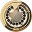 Gold Star / Black Rhinestone