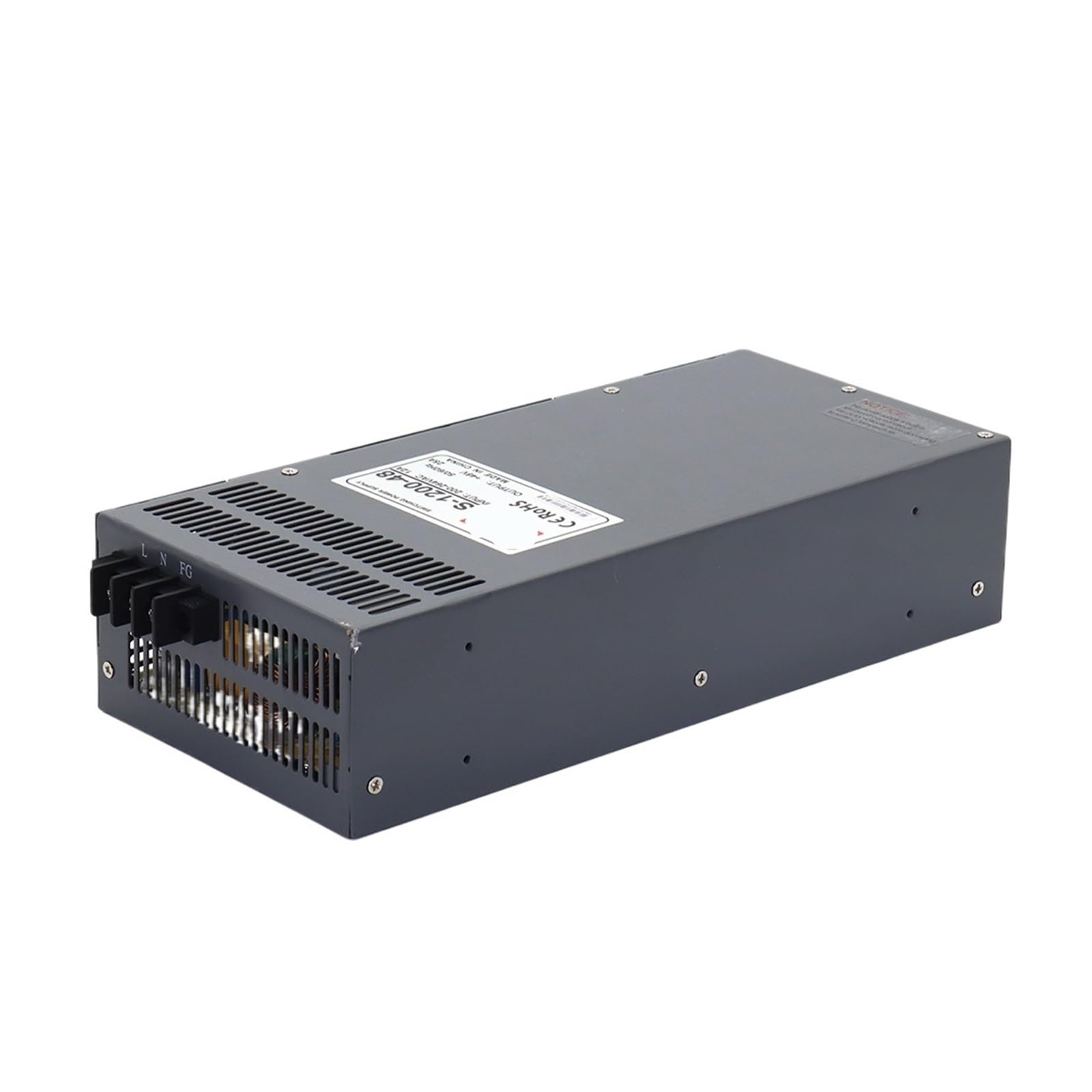 NACODLUL Switching Power Supply 1200W Output 12V100A 24V50A 36V33A 48V25A Output Voltage Adjustable(12V 100A)