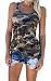 FUNOC Women's Racerback Casual Strtech Camo Shirts Camouflage Tank Top