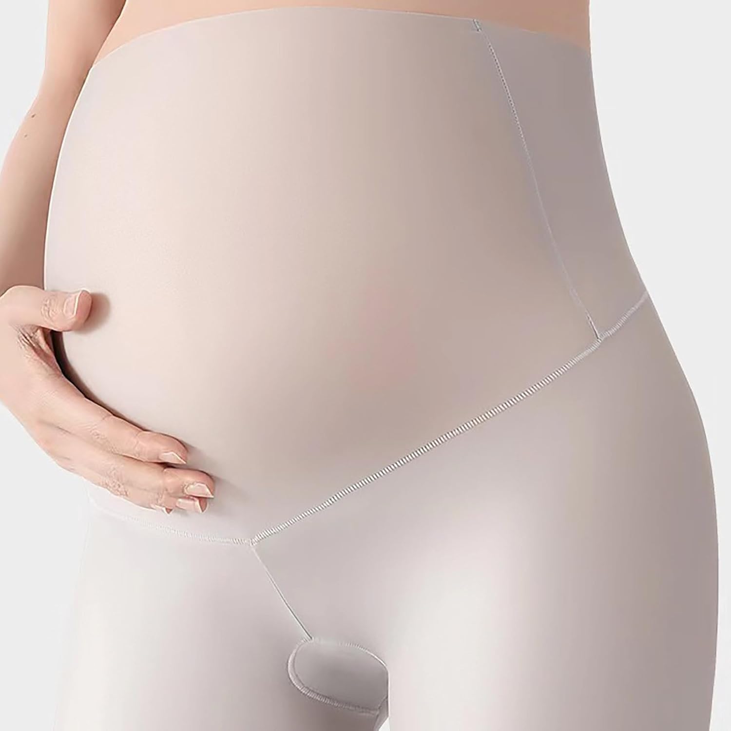 Heevina Pregnancy Underwear For Women Maternity Support High Waist Over Bump Traceless No Show Seamless Boyshorts