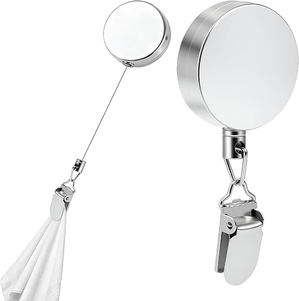 ZephyrHome pinzas adhesivas retráctiles, 60 cm, 2 piezas