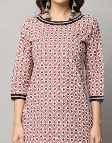 Image of Decorative Lace Attached Boat Neck Kurta