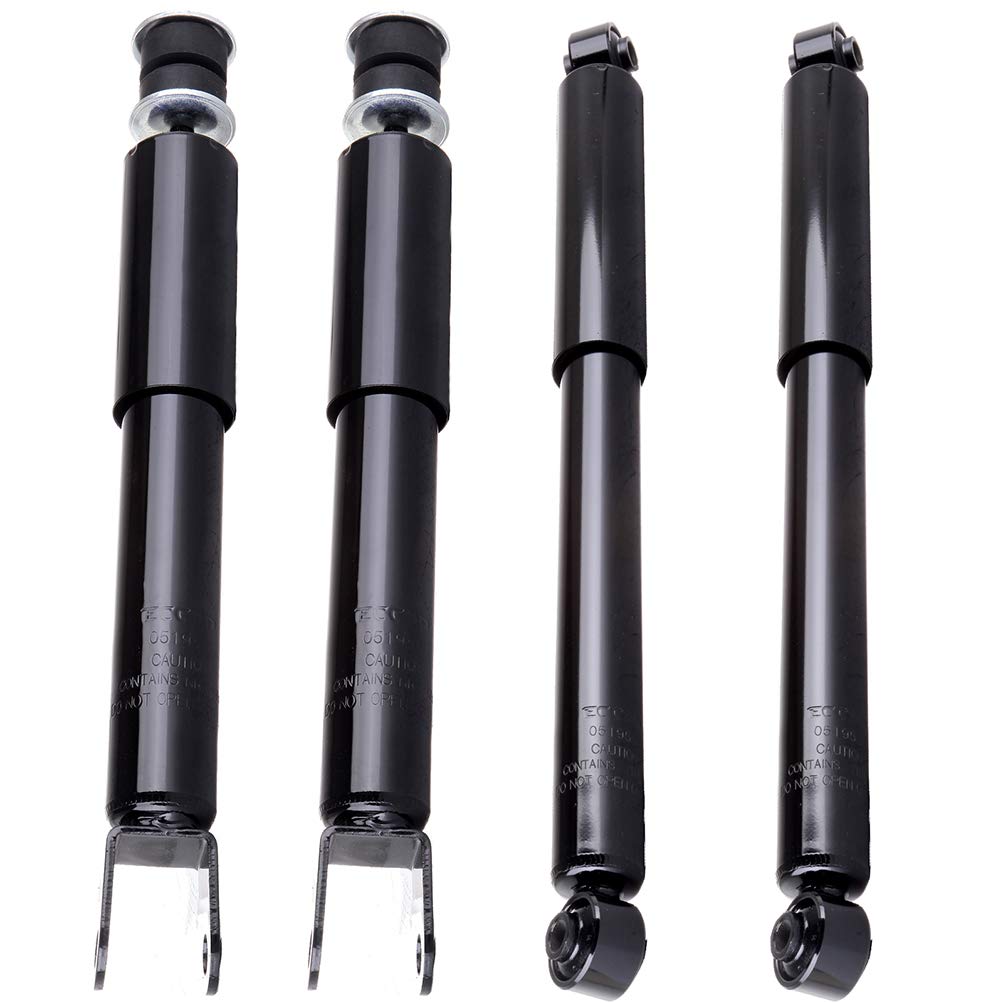 Shocks, OCPTY 4x Front Rear Shocks Absorbers Fit 2002-2006 for Chevy Avalanche 1500 RWD,2000-2006 for Chevy Suburban 1500/Tahoe 4WD RWD/for GMC Yukon/Yukon XL 1500 344381 344384 34692 Auto Shocks Sets