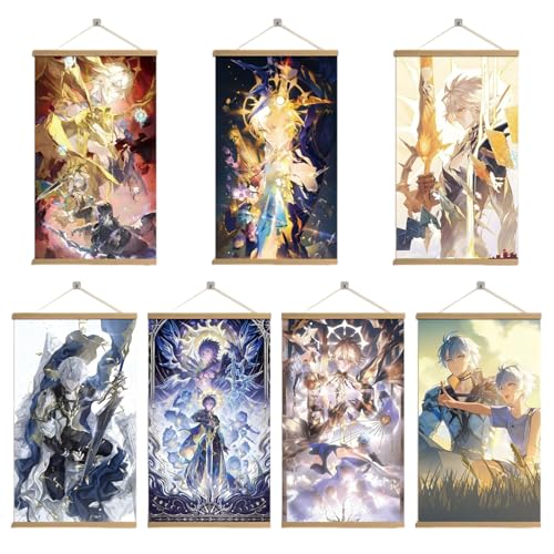 崩壊：スターレイル ファイノン タペストリー 掛け軸 ファイノン グッズ ポスター 掛ける絵 部屋装飾 壁掛け 巻物 軸物 プレゼント 応援小物 非公式 (50*83cm,F) [並行輸入品]（Amazon）