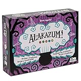 104 cartas, 10 pergaminos mágicos, 1 dado, instrucciones del juego en 4 idiomas.