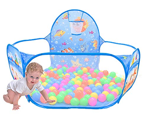 image for InnoFun Kids Pop Up Ball Pit Play Tent,Children Playhouse Indoor Outdo