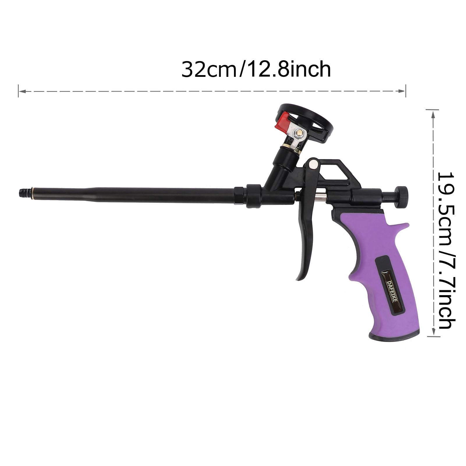 Pistolet à mousse isolante en téflon pour isolation et calfeutrage