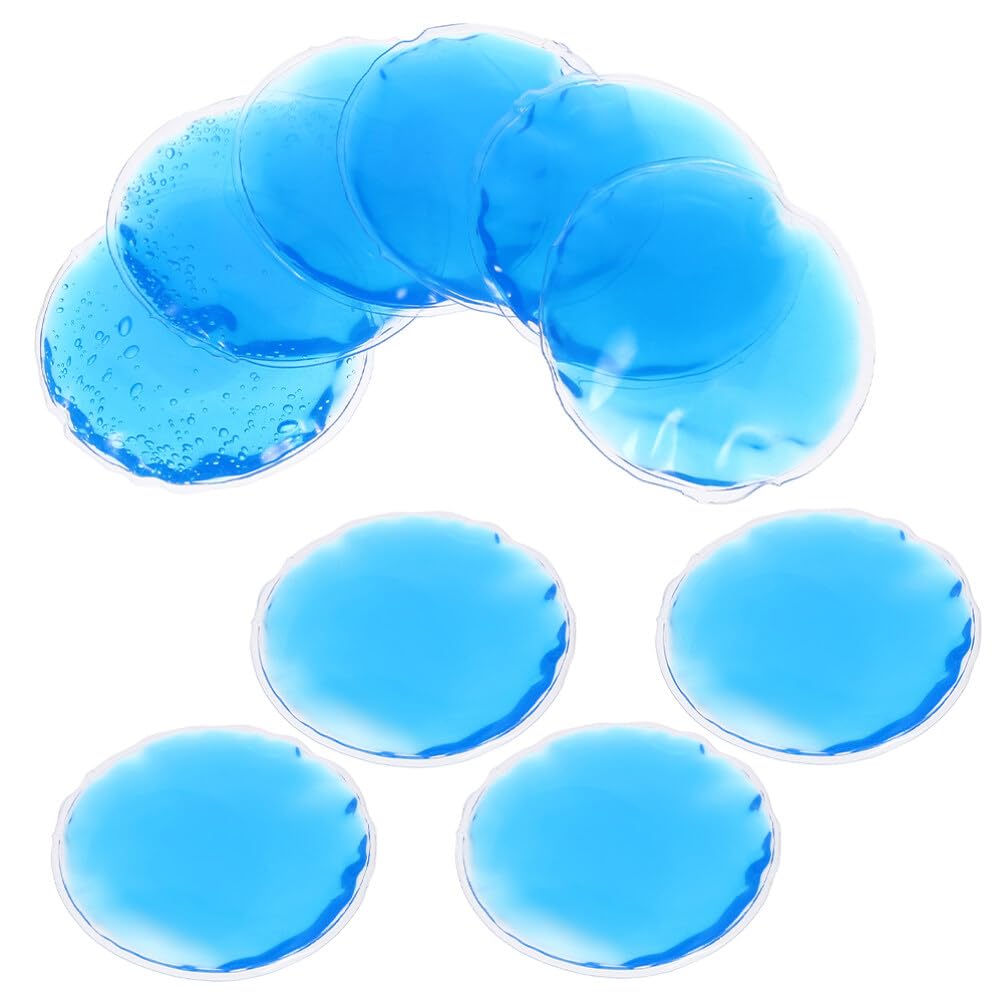 minkissy 10 máscaras de gel para ojos, máscaras refrescantes para dormir con hielo para debajo de los ojos, almohadillas de gel para tratamiento frío y caliente para mujeres y hombres, ojeras e