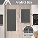 COSY HOMEER 48x20 Inch/30X20 Inch Kitchen Rug Mats Made of 100% Polypropylene 2 Pieces Soft Kitchen Mat Specialized in Anti Slippery and Machine Washable (Grey)