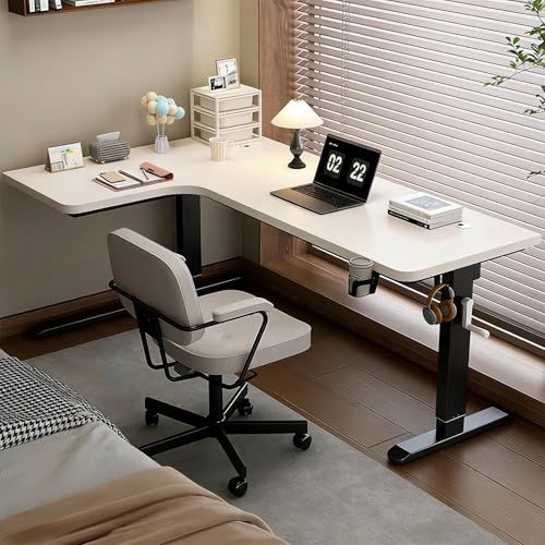 MTIETEME l�����~���f�X�N �X�^���f�B���O�f�X�N �p�\�R���f�X�N ��120/140/160/180cm �㉺���~ �������߃f�X�N �� ���~�� �Q�[�~���O�f�X�N ���~�� ���~�e�[�u�� �g���ȒP �ʐς������� �׋��� �l�ԍH�w �׋��E�Q�[���E�d���E�ݑ�