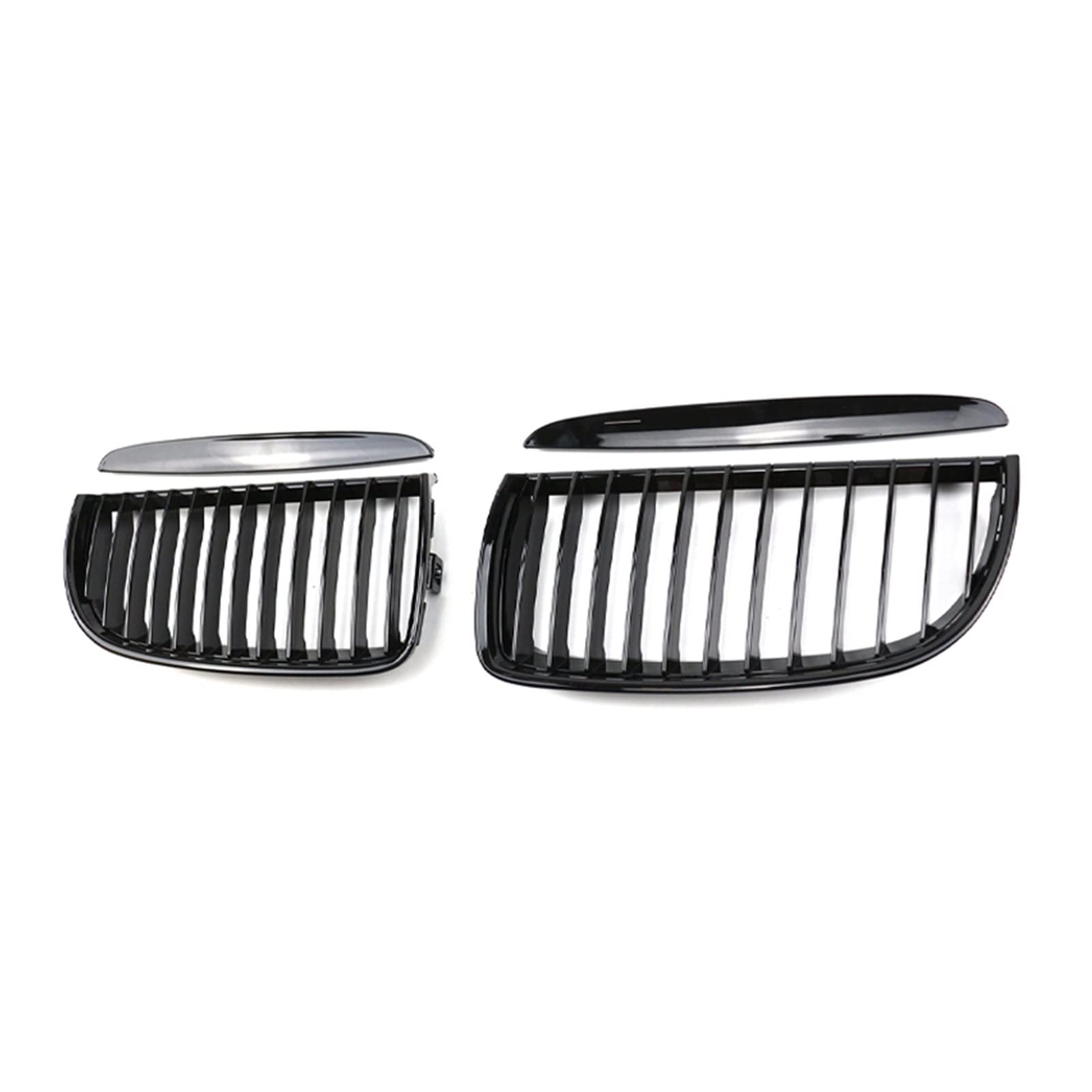 Rejilla delantera en gloss black que renueva el parachoques de tu Serie 3 E90 o E91. 5