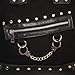 Imagen de Ro Rox Vira Bolso Cadena de esposas Tachonado Bolso de hombro para mujer Punk Gótico