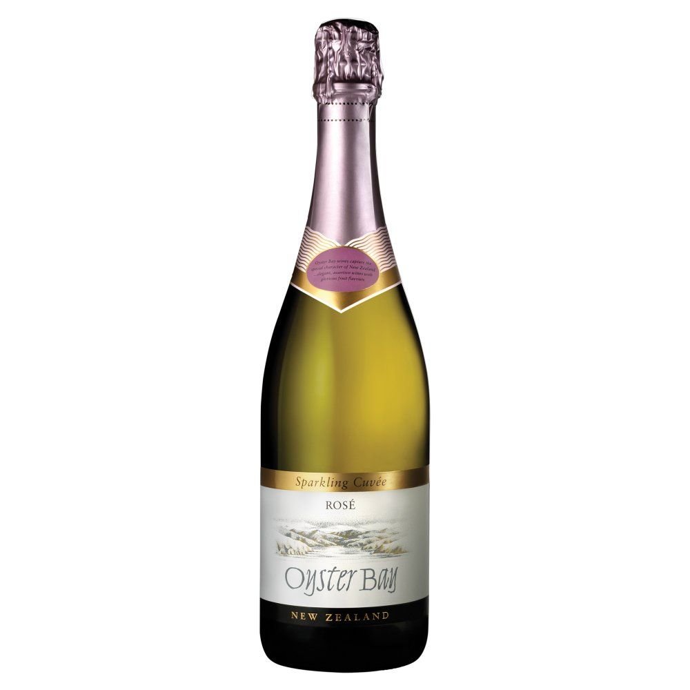 Oyster Bay Cuvee Rose Sparkling Wine Chardonnay NV 75 cl (Case of 12)