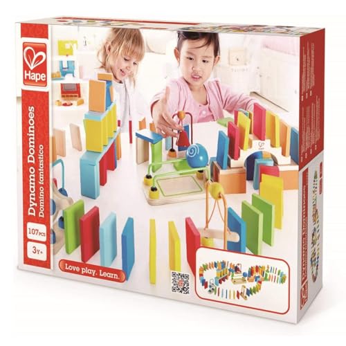 Hape はじめてのカラフルドミノ E1042の商品画像
