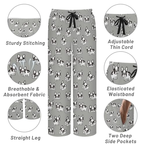 Cute Pattern Men's Pajama Pants Lightweight Lounge Pants Comfy Drawstring Sleep PJ Bottom with Pockets Sweatpants4