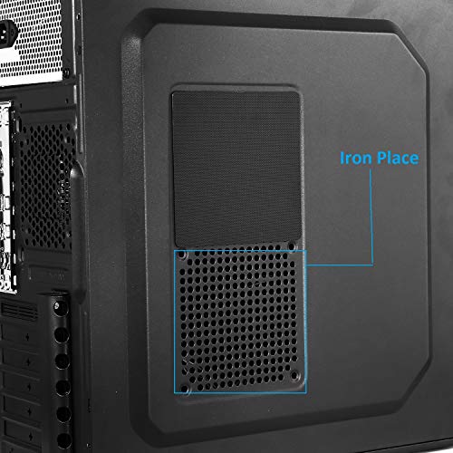 120Mm Fan Dust Filter Mesh 4.72Inch Magnetic Frame Pvc Pc Computer Case Fan Dust Mesh Cover Grills Black 5-Pack #TOP6