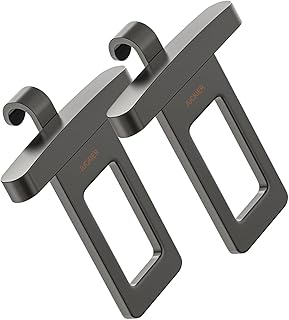 車用 シートベルトアダプター 2個セット 高強度合金製 コンパクト設計 軽量 耐久性 車内アクセサリー ブラック[Juckier]