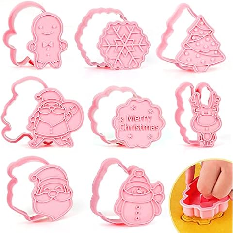 Bluelves Navidad Moldes para Galletas, 8 piezas Cover