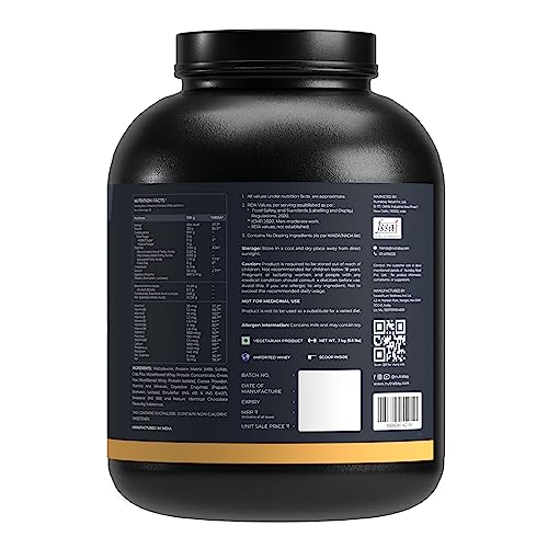 Image of Nutrabay Gold Bulk Up Mass Gainer Powder - 3kg, Chocolate | 30g Protein, 104g Carbs, 554 Calories | Easy to Digest | 100% Veg Muscle Building & Weight Gainer Supplement for Men & Women