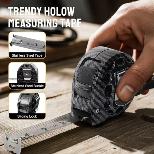 Cinta Métrica PROBON HSD25 Acero Inoxidable 25Ft Resistente al Agua, Escala en Pulgadas miniatura 3