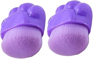 2pcs Paw Shaped Travel Makeup Foundation Brus...