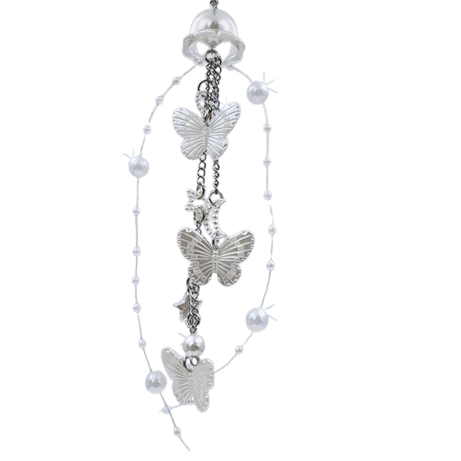 YZYDF Sweet Fringed Wind Chimes keychain Pendant Keychain Unique Phone Lanyard Backpack Ornament