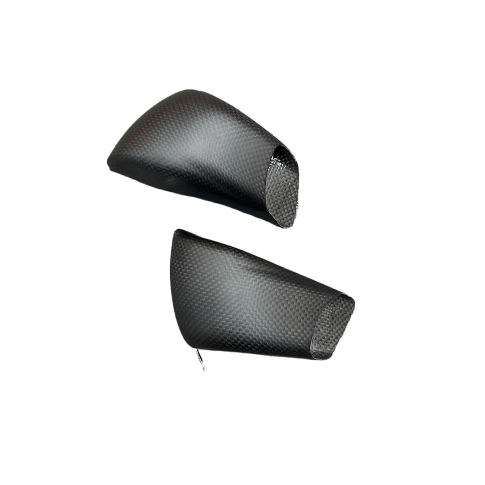 Compatibile con accessori moto da 100 mm e 108 | Copriradiatore pinza anteriore in fibra di carbonio(Matte-108MM)