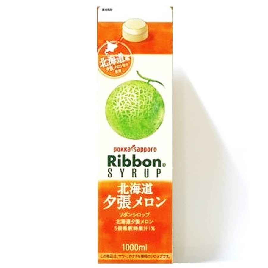 Amazon.co.jp: ポッカサッポロ 業務用 北海道 夕張メロン シロップ 1L