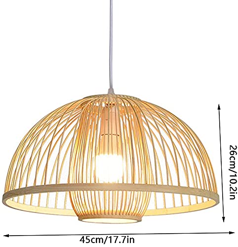 Pendiente antiguo de cristal y arco iris WQHPLMD para iluminación con casquillo E27 6