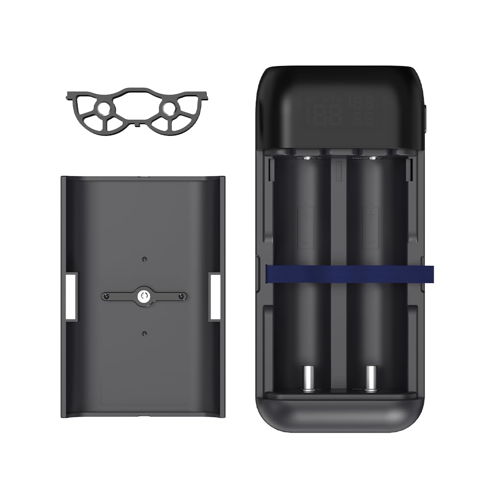 XTAR PB2SL V2 Chargeur de batterie pour batterie 18650 18700 20700 21700 (PB2SL V2 uniquement)