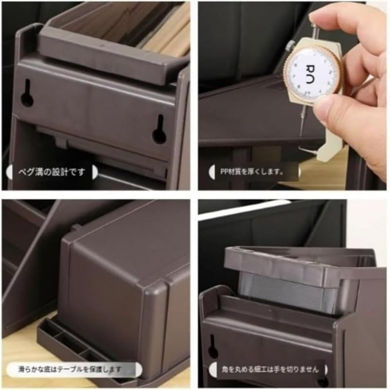 収納ボックスラック、バー収納、箸ストロー雑貨、ティーショップデスクトップコンビネーショオーガナイザージュエリー、お手入れ簡単、省スペ