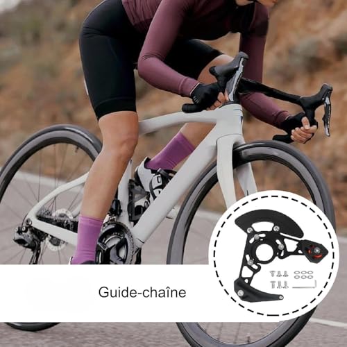 Guide de chaîne de vélo stabilisateur contre les sauts de chaîne - 3