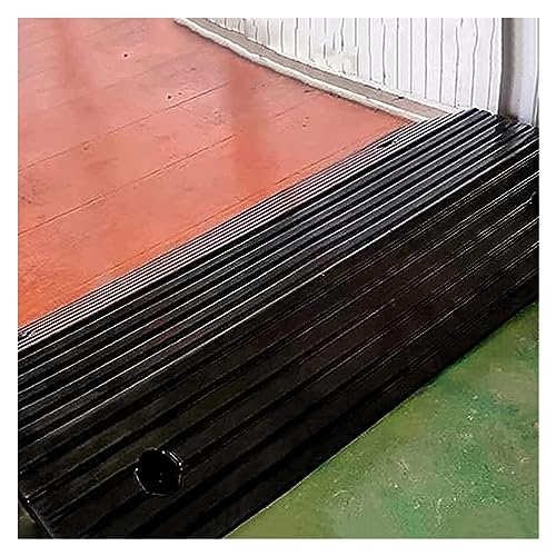 Chair Rubber Door Step Ramp - Doorway Mobility Entry for and Scooter, Portable Simple Roadside Ramp, Heavy Duty Ramp (Black 80X50X10Cm) (Black 80x50x10cm)