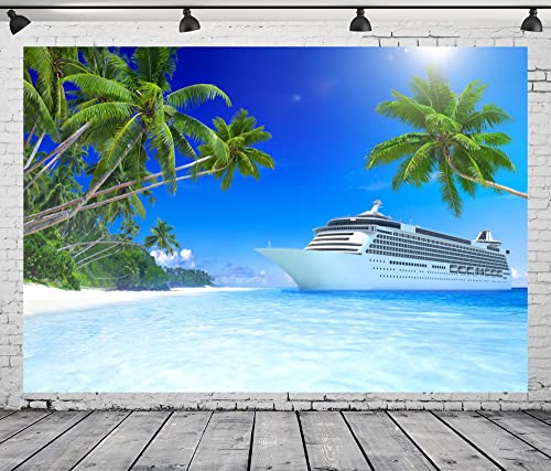 Fondo Fotográfico Tela Barco Crucero 7x5ft BELECO miniatura 3