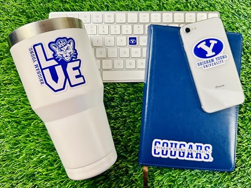 Image of BYU Cougars Sticker Variety Pack for Car Water Bottle Phone 14 Pc Gift
