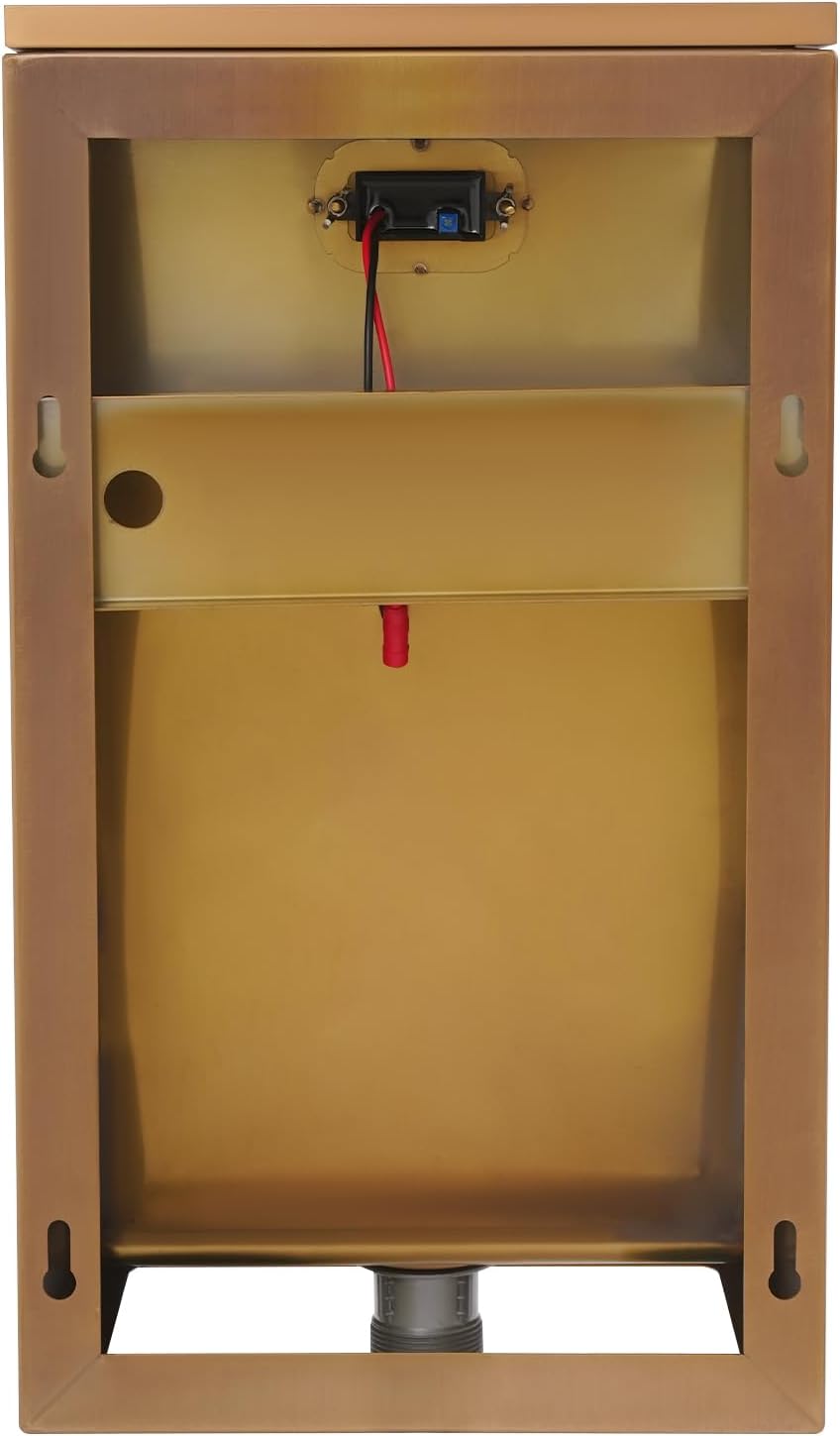 Automatic Sensor Urinal Wall Mounted, Men's Bathroom Urinal, 304 Stainless Steel Touchless Flush, Anti-Splash & Odor-Proof, Water Saving for Home/Commercial Use, Easy Installation with Hidden Drain