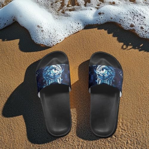 Slippers for Women and Men Bathroom Sandals Non-Slip Pillow Slippers Cushioned Thick Sole Shower Shoes US 6-113